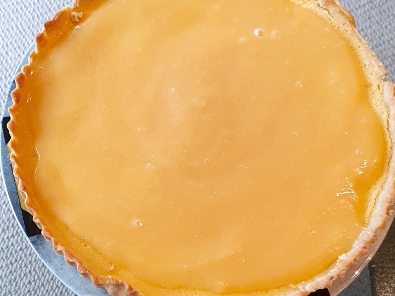 Lemon Cheesecake Tart with Lemon Curd