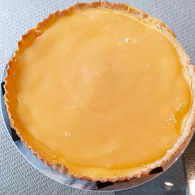 Lemon Cheesecake Tart with Lemon Curd